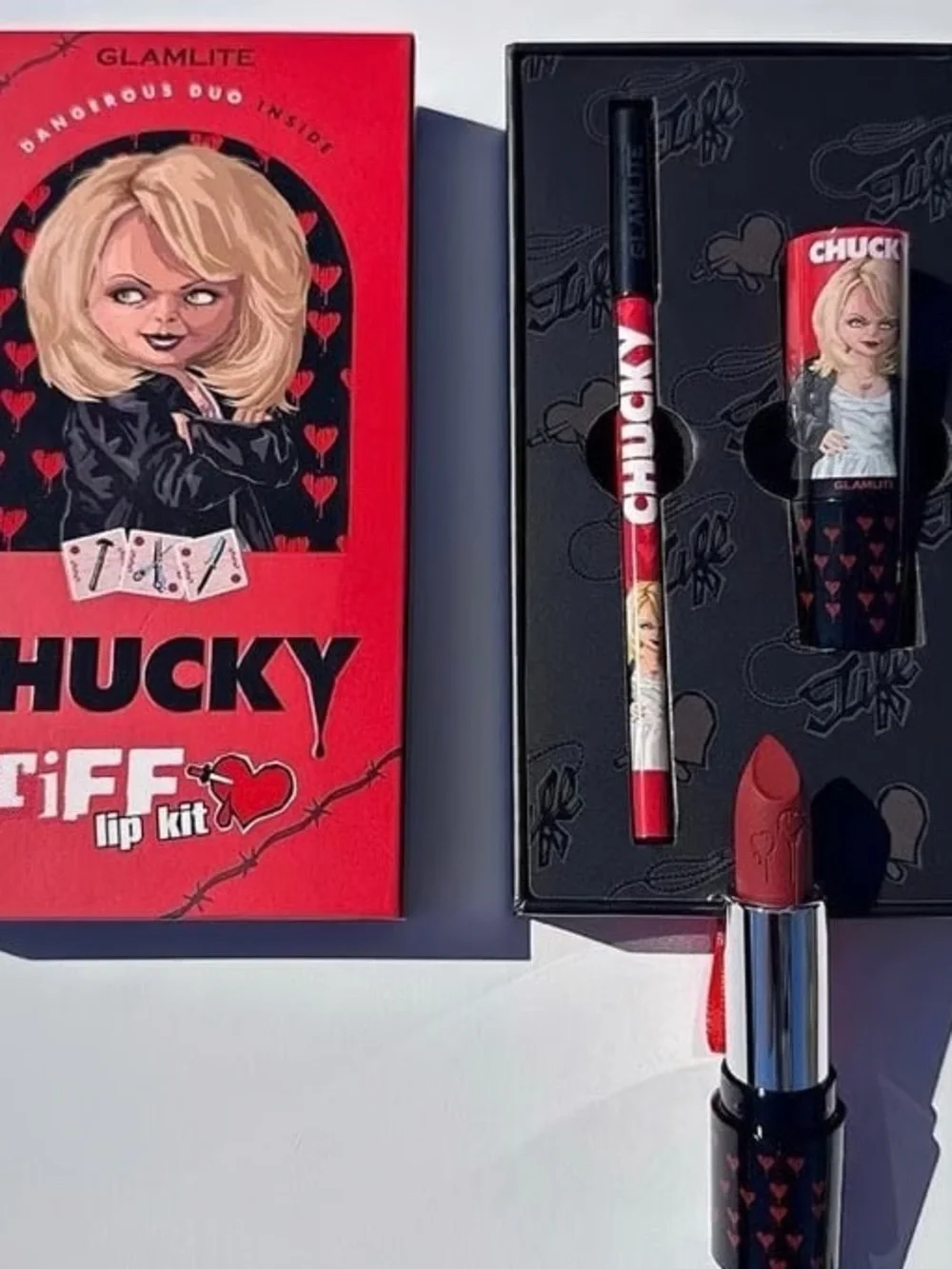 Chucky x TIFF Red Lip Kit